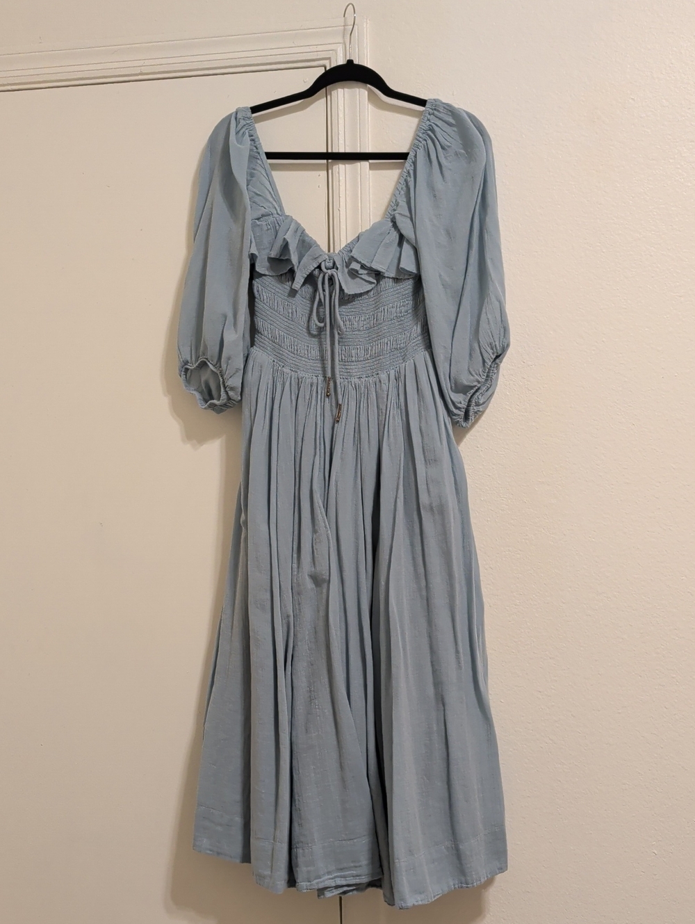 Free People Oasis Midi Dress, Aquamarine, M